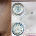 Контур по стеклу и керамике Синий перламутровый "Decola"