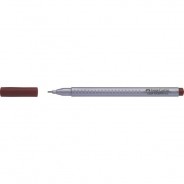 Ручка капілярна Faber-Castell Grip Finepen 0,4 мм коричневий