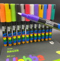 Акриловые маркеры Ulebbe для рисования на разных поверхностях 24 цвета