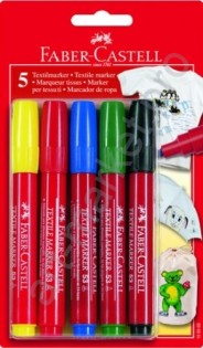 Маркеры для ткани Faber Castell
