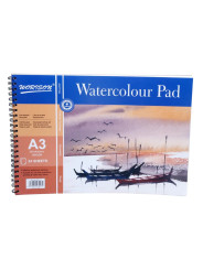 Альбом для акварелі Worison Watercolor Pad формат А3 на спіралі 24 аркуші 