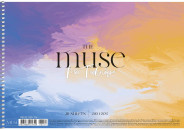 Альбом для смешанных техник MUSE Mix Technique  А4/20 листов, 240г/м2, на спирали