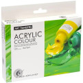 Акрилові фарби для малювання Art Ranger Acrylic regular 6 кольорів у тубах по 75ml.