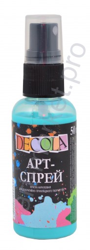 Краска-спрей акриловая «Decola» Арт-спрей Мятная
