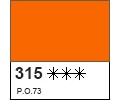 Краска акриловая флуоресцентная «Decola», оранжевая