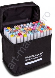 Маркеры для скетчинга FINECOLOUR 72 цвета. Набор для дизайна