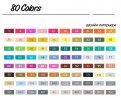 Набор скетч маркеров  TOUCHNEW для дизайна интерьера 80 цветов