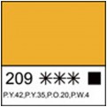 Краска акварельная, Неаполитанская желтая №209