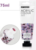 Художні акрилові фарби з блискітками Art Rangers Acrylic glitter 6 кольорів у тубах по 75ml