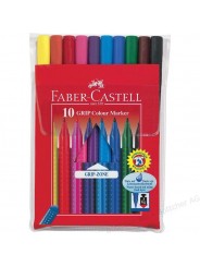 Фломастери Faber-Castell Grip 10 кольорів