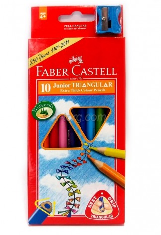 Faber Castell Олівці кольорові Junior 10 кольорів