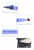 Маркеры для скетчинга Touchfive  Набор для анимации и дизайна 40 цветов 