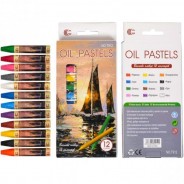 Восковые карандаши "OIL PASTELS" 12 цветов