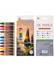 Восковые карандаши "OIL PASTELS" 12 цветов