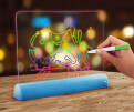 Магічна флуоресцентна 3D дошка для малювання TENWIN 32*24 см