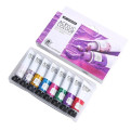 Акрилові фарби з блискітками для малювання Art Rangers Acrylic glitter набір 8 кольорів 22 ml.