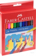 Фломастеры Faber-Castell Feltip 24 цвета