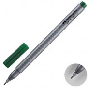 Ручка капиллярная Faber-Castell Grip Finepen 0,4 мм зеленый
