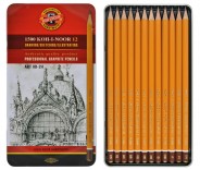 Набір графітних олівців Koh-I-Noor 1500 Art, 8В-2Н