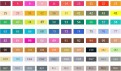 Маркеры Touchfive  Набор для интерьерного скетчинга 80 цветов 