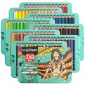 Премиум-набор цветных масляных карандашей KALOUR 240 цветов в металлической коробке