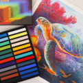 Мягкая цветная пастель для художников KALOUR Premium