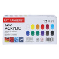 Набор художественных акриловых красок Art Ranger Acryliс Basic 12 цветов по 60 ml