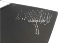 Альбом для эскизов и зарисовок на спирали, черные листы, А3, 30 листов
