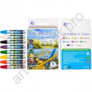 Восковые карандаши "OIL PASTELS" 8 цв