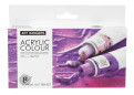 Акрилові фарби з блискітками для малювання Art Rangers Acrylic glitter набір 8 кольорів 22 ml.