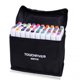 Маркеры для скетчинга Touchfive  60 цветов. Анимация и дизайн