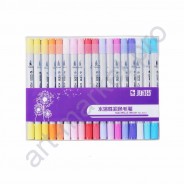 Набор двусторонних маркеров STA Aquarelle Brush 36 цветов