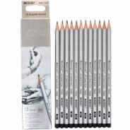Набор простых карандашей MARCO Raffine 2Н 12 штук