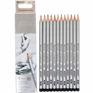 Набір простих олівців MARCO Raffine 2Н 12 штук