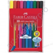 Фломастеры Faber-Castell Grip 10 цветов