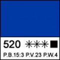 Краска акриловая "Сонет" 120 мл, Синяя светлая (520)