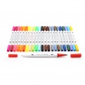 Набор двусторонних маркеров Brush Markers Pens "DAINAYW" 24 цвета