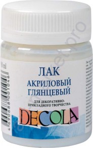 Лак акриловый глянцевый ТМ Decola 50мл
