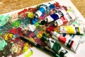 Набор акриловых красок для рисования Yover AcriLyc Paint 24 цвета в тубах по 12 мл.