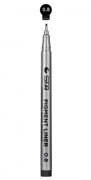 Ручка лайнер STA товщина 0,8мм