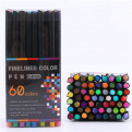 Набор цветных линеров Worison 60 цветов профессиональный набор для скетчей 