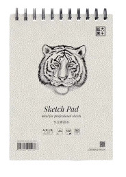 Альбом для эскизов на спирали А-4 SKETCH PAD, 160 г/м², 35 листов 