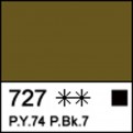 Краска акриловая "Сонет" 120 мл, Оливковая (727)