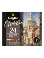 Набір олівців CASTLE ARTS Urban Collection 24 кольори 