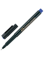 Капілярна ручка Faber-Castell FINEPEN синя 0,4 мм, 151121 