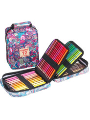 Художній набір кольорових олівців KALOUR у дизайнерському кейсі