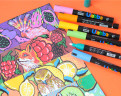 Набір акрилових маркерів Ulebbe для малювання на різних поверхнях 24 кольори (2-3 мм)