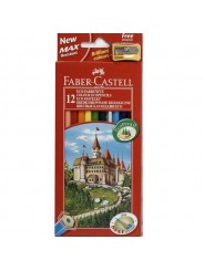 Олівці кольорові Faber Castell Замок 12 кольорів