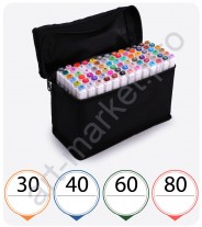 Маркеры для скетчинга "TOUCHFIVE" 40 цветов