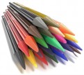 Набор цветных цельнографитных (бездревесных) карандашей Yover 24 цвета